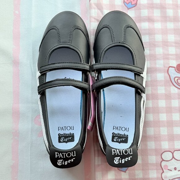 Onitsuka Tiger PATOU x Mexico 66 Ballerina 'Black White' - Picture 2 of 5